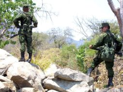 La balacera se desató cuando militares realizaban un operativo contra una célula criminal. ARCHIVO  /