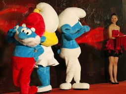 ''Los Pitufos'' llegaron hasta Shanghai. AP  /