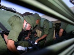 Soldados de la 41 Zona Militar realizaban recorridos de vigilancia cuando fueron agredidos a balazos por varios hombres. ARCHIVO  /