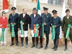 Los siete miembros de la selección mexicana que participarán en Guadalajara 2011 para el Concurso Completo. A. CAMACHO  /