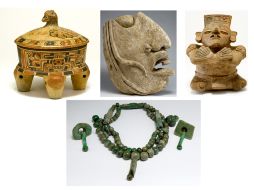 Imágenes de la muestra ''Maya. Del alba al crepúsculo''. EFE  /