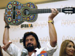 Parsons participó en la Feria Internacional de la Música en Guadalajara. EFE  /