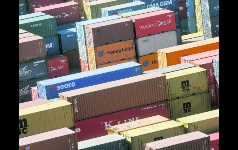 El movimiento de contenedores y vehículos por los puertos mexicanos creció 19.5% y 31.5%, respectivamente. ARCHIVO  /