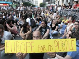 Cientos de protestantes acaparan las calles de España. REUTERS  /