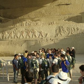 La 'Cleopatra peruana' recibió a la Ruta Quetzal