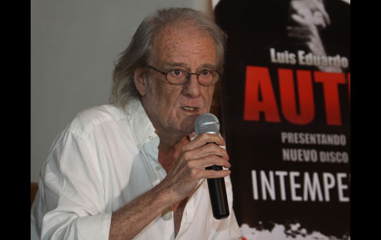 El también cantautor recientemente presentó su más reciente material ''Intemperie''. NTX  /