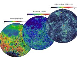 Se aprecia un combo de la imagen más completa que se tiene hasta ahora de la Luna. ESPECIAL  /