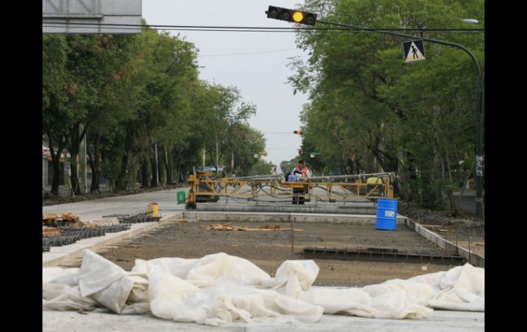 Hasta el momento se han repavimentado alrededor de 160 mil metros cuadrados de superficie con concreto hidráulico. M. FREYRÍA  /
