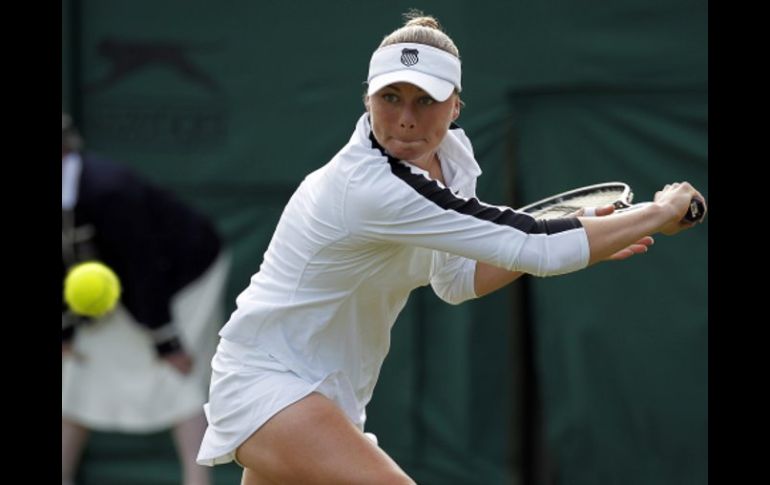 Vera Zvonareva, durante segunda ronda del Wimbledon. EFE  /