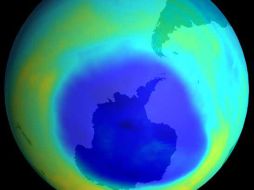 La capa de ozono en verano de 2003. ASTROMIA.COM  /