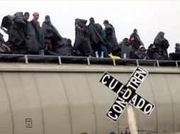 Migrantes centroamericanos atraviesan México en su paso a Estados Unidos. ARCHIVO  /