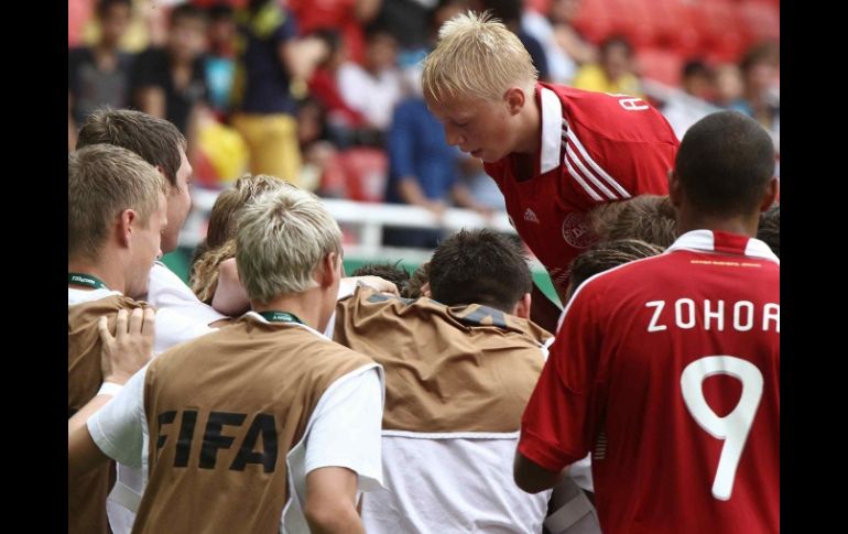 A pesar que el equipo de Dinamarca se esforzó no pudo conseguir la victoria. MEXSPORT  /