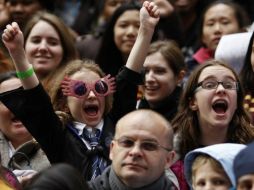 Decenas de jóvenes se sumaron este sábado al llamado de la distribuidora Warner Bros. REUTERS  /