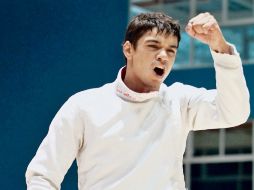 El pentatleta tapatío Abraham Camacho ganó 22 duelos en esgrima. MEXSPORT  /