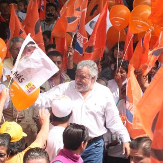 Acompañan Ebrard y AMLO a Encinas en cierre de campaña