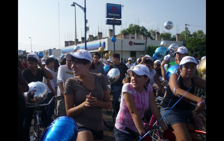 El recorrido del rally fue desde la plaza 18 de Marzo en el Sector Libertad, hasta el cruce de Chapultepec y Vallarta. S. MALDONADO  /