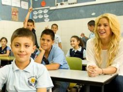 Shakira acudió esta semana a Israel para promover la educación infantil a nivel global. NTX  /