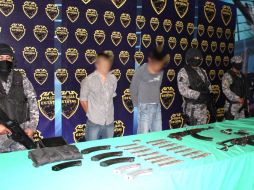 Los detenidos confesaron pertenecer a un grupo delictivo, que operaba en la Región Ciénega. ESPECIAL  /