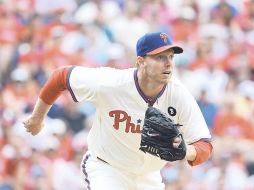 Roy Halladay dominó ayer a los Atléticos de Oakland. GETTY IMAGES SPORT  /