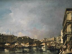 La pieza central de la subasta es la obra de Guardi titulada Venecia, vista del puente de Rialto. ESPECIAL  /