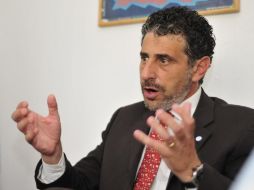 Antonio Mazzitelli, representante de Naciones Unidas Contra la Droga y el Delito, exigió castigo a los narcotraficantes. EFE  /