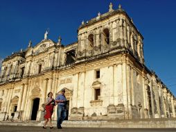 La catedral de León, como se le conoce en Nicaragua, es declarada hoy Patrimonio Cultural de la Humanidad. EFE  /