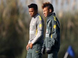 Jugadores de la Selección de Brasil durante entrenamiento para Copa América. EFE  /