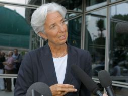 Lagarde añadió que lo primero que quiere hacer es reunir 'al equipo del FMI para darle confianza, coraje y energía.' AP  /