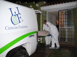 Los cadáveres fueron llevados a las instalaciones del Servicio Médico Forense donde se les practicará la necropsia de ley. O. RUVALCABA  /