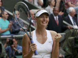 Sharapova, ganadora en el All England Club en 2004, con 17 años, se deshizo hoy en semifinales de la alemana Sabine Lisicki. REUTERS  /
