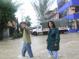 La tormenta tropical 'Arlene' causa estragos en los estados de la costa del Golfo de México. EFE  /