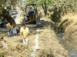 Inicio de las obras del colector pluvial en la colonia Los Puestos, donde el año pasado un pequeño cayó al canal pluvial. ARCHIVO  /