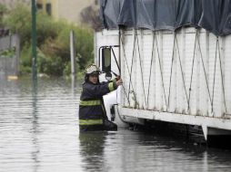 Varias colonias de Nezahualcóyotl y de Ecatepec se encuentran inundadas. EL UNIVERSAL  /