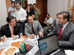 Este viernes alcaldes del Consejo de Administración de la instancia operadora del agua de la metrópoli se reunieron. S. NÚÑEZ  /