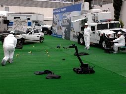 Parte del nuevo Laboratorio Central de Servicios Periciales de la PGR inaugurado hoy. NTX  /