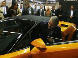 Emilio González hizo un recorrido por las instalaciones de la Expo Guadalajara. M. FREYRIA  /