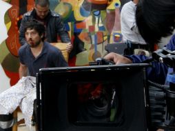 ¡Corte y queda! Escena de la película El duelo, cuyo rodaje terminó este fin de semana en el Distrito Federal. EL UNIVERSAL  /