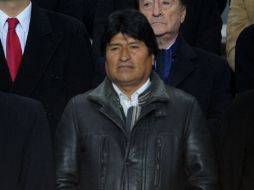 Evo Morales durante el partido de Bolivia contra Argentina, en la Copa América, en Buenos Aires. AFP  /