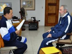 Chávez había estado encCuba para ser operado de un tumor cancerígeno. AFP  /