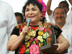 Salinas agradeció las muestras de cariño por parte de los ciudadanos de Coatzacoalcos. EL UNIVERSAL  /