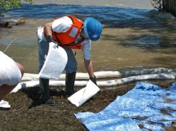 El oleoducto Silvertip de Exxon, aunque es relativamente pequeño y no atraviesa estados, es regulado por PHMSA. AP  /