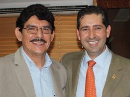 Rodolfo Luna Inocencio (izquierda), será el nuevo director general del Centro Jalisco. ESPECIAL.  /