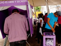 El IEEM reportó la tarde el 4 de julio poco más de cuatro millones 586 mil 551 sufragios ejercidos. NTX  /