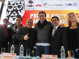 Hoch, anuncia el Primer Rally Pro Cámara vs Cabellera con Jorge Flores de la Triple AAA y con Fernando y Billy Rovzar. EL UNIVERSAL  /