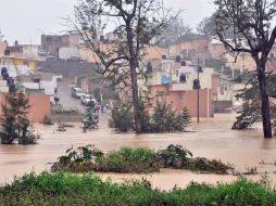Inundaciones en Veracruz causadas por 'Arlene'. EFE  /