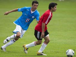 El TRI logró su primer triunfo contra el Cruz Azul Hidalgo en este partido amistoso. NOTIMEX  /