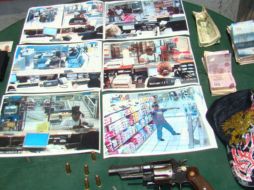 Elementos de Seguridad Ciudadana recuperaron el monto robado e incautaron al delincuente una pistola .357. ESPECIAL  /