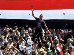 Las protestas comenzaron a finales de enero pasado y piden la renuncia del presidente yemení, Saleh. ARCHIVO  /