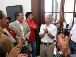 Los académicos universitarios que protestaron el martes, anuncian que sus exigencias siguen en pie. A. CAMACHO  /