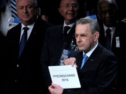 Los miembros del COI eligieron la sede de los Juegos de Invierno de 2018, la ciudad surcoreana de Pyeongchang. NOTIMEX  /